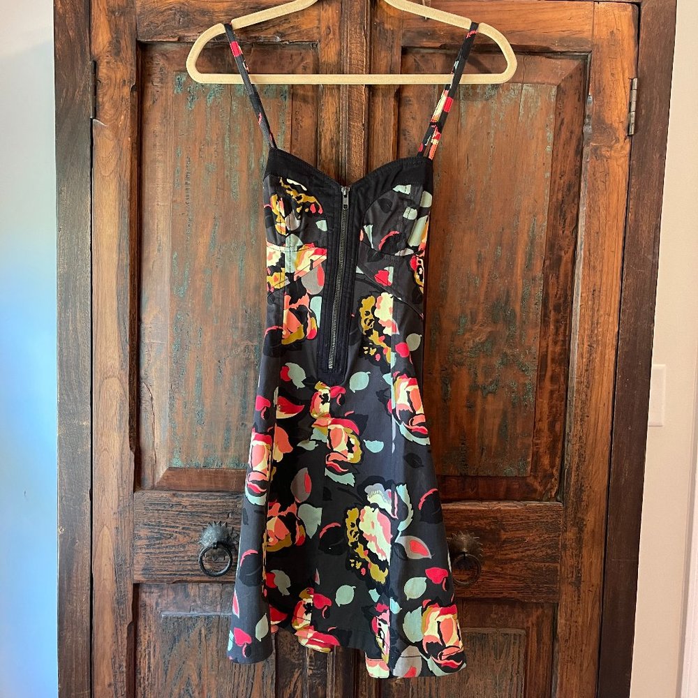 French Connection Floral Bustier Dress